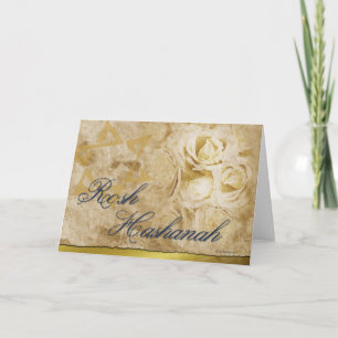 Rosh Hashanah-Flowers Holiday Card