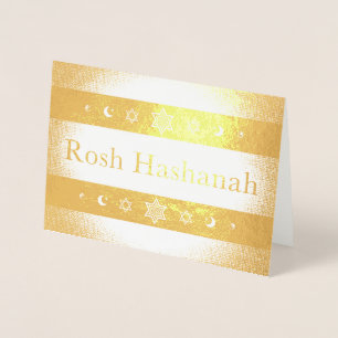 Rosh Hashanah Foil Card