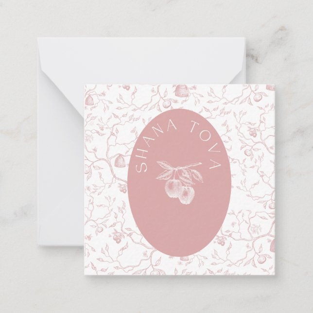 rosh Hashanah gift tags Note Card (Front)