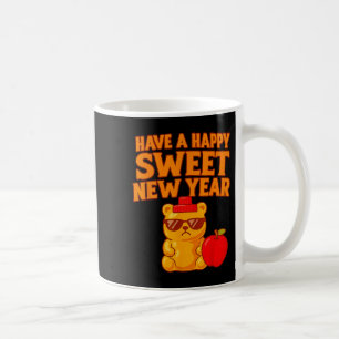 Rosh Hashanah Happy Sweet New Year Honey Bear Jewi Coffee Mug