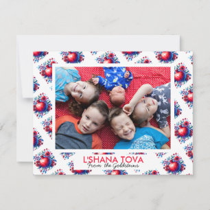 Rosh Hashanah Jewish New Year Family Photo  Holiday Card