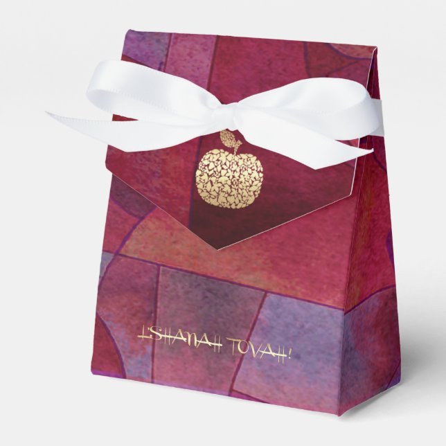 Rosh Hashanah | Jewish New Year  Favour Box (Front Side)
