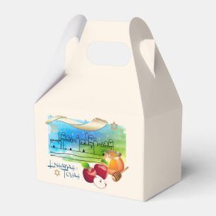 Rosh Hashanah   Jewish New Year Feast Custom Favour Box