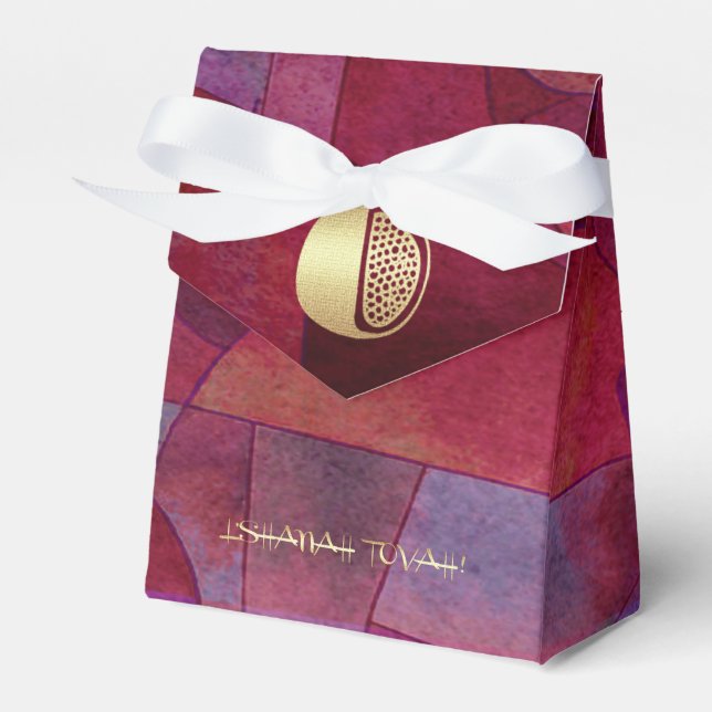 Rosh Hashanah | Jewish New Year Feast Favour Box (Front Side)