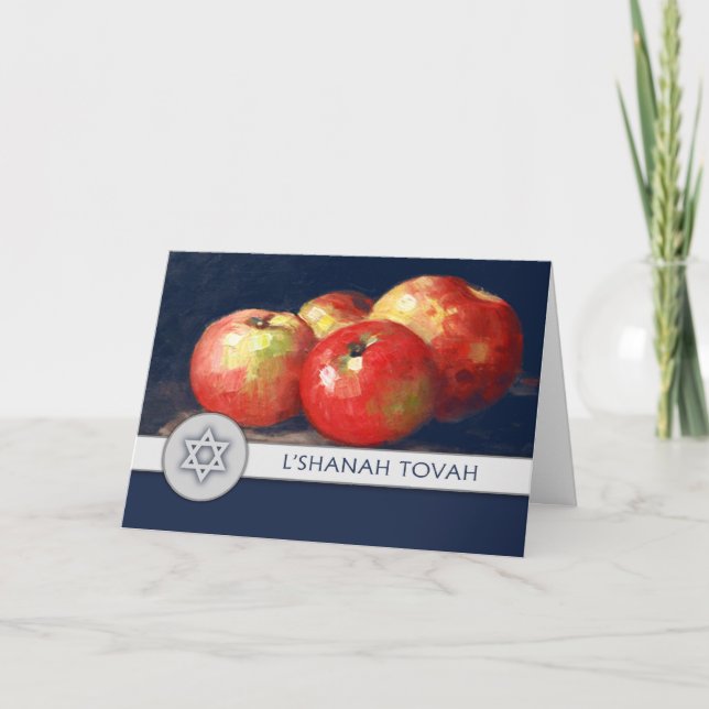 Rosh Hashanah. Jewish New Year Fine Art Holiday Card (Front)