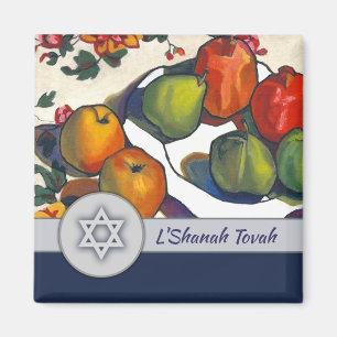 Rosh Hashanah. Jewish New Year Gift Magnet