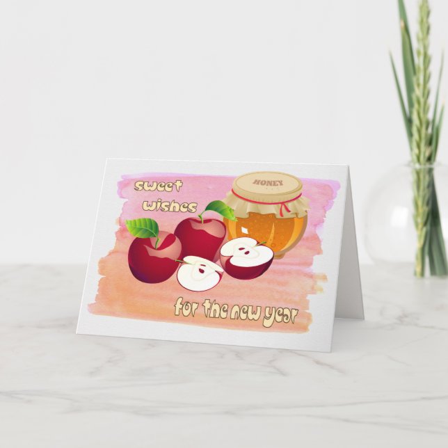 Rosh Hashanah | Jewish New Year  Holiday Card (Front)