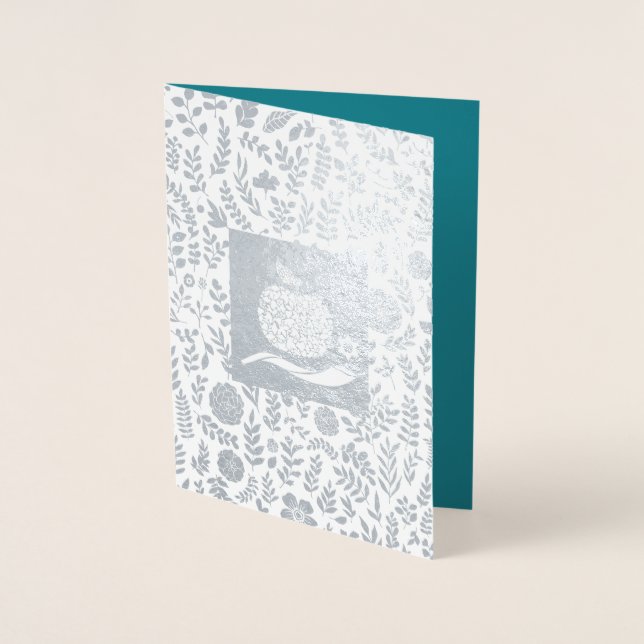 Rosh Hashanah | Jewish New Year Luxury Foil Card (Front)