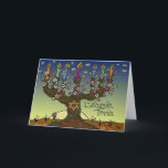 Rosh Hashanah L'Shanah Tovah Tree Of Life Menorah Holiday Card<br><div class="desc">You are viewing The Lee Hiller Designs Collection of Home and Office Decor,  Apparel,  Gifts and Collectibles. The Designs include Lee Hiller Photography and Mixed Media Digital Art Collection. You can view her Nature photography at http://HikeOurPlanet.com/ and follow her hiking blog within Hot Springs National Park.</div>