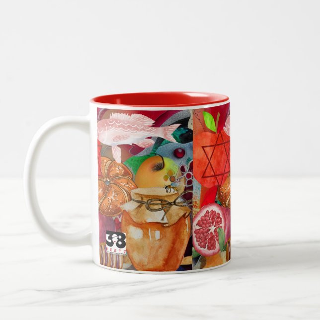 Rosh Hashanah Mug (Left)