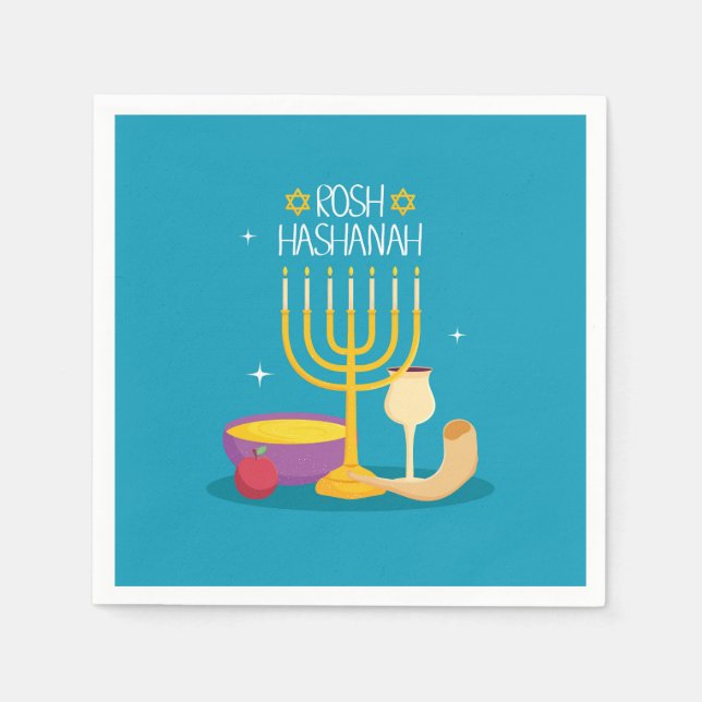 Rosh Hashanah  Napkin (Front)