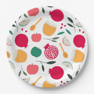Rosh Hashanah Paper Plate