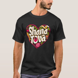 Rosh Hashanah Shofar Apple Honey Jewish New Year S T-Shirt
