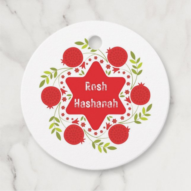 Rosh Hashanah Tags (Front)