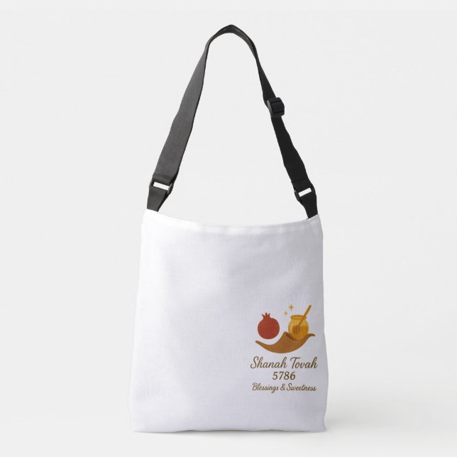 Rosh Hashanah Tote Bag, New Year Gift (Front)