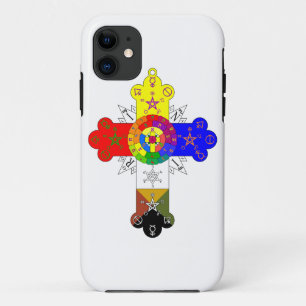 Rosicrucian Rose Cross Lamen iPhone Case