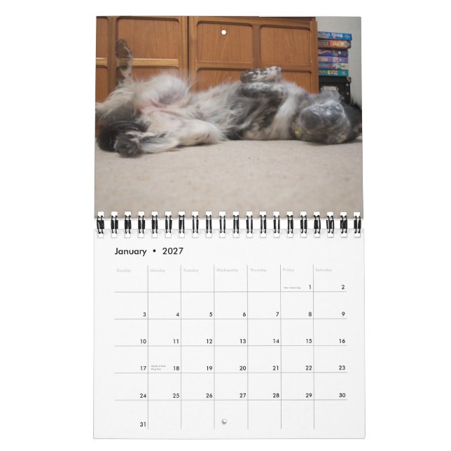 Rosie 2010 calendar (Jan 2027)