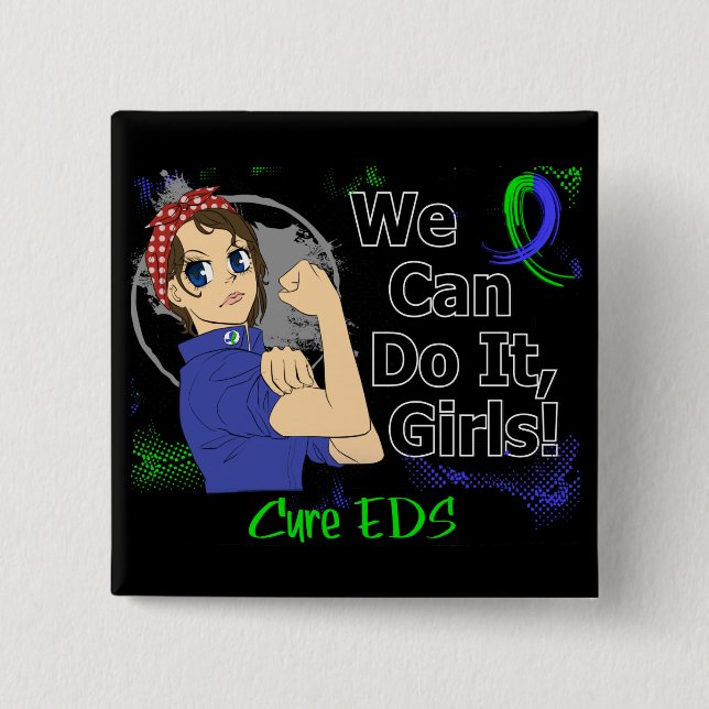 Rosie Anime WCDI EDS 15 Cm Square Badge (Front)