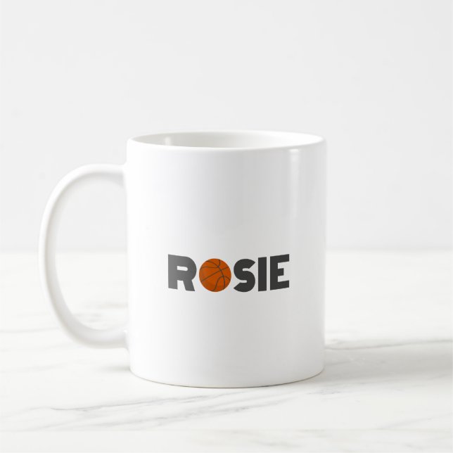 Rosie Basketball Coffee Mug (Left)