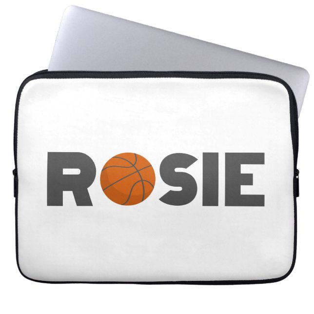 Rosie Basketball Laptop Sleeve (Front)