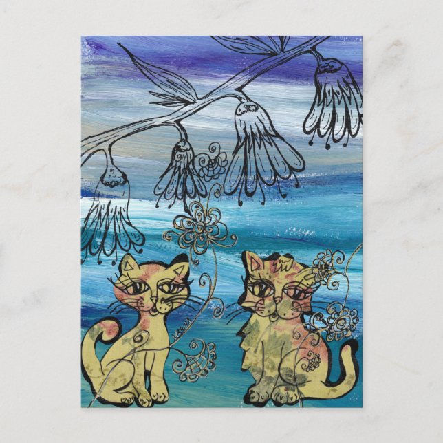 Rosie Kittens Postcard (Front)