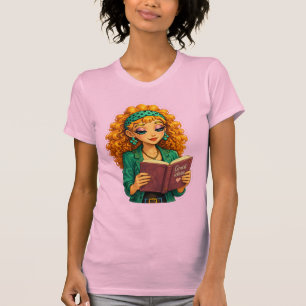 Rosie Max Cartoon Girl T-Shirt – Cute Orange Curly