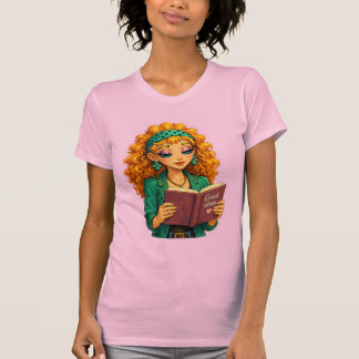 Rosie Max Cartoon Girl T-Shirt – Cute Orange Curly
