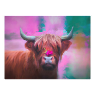 "Rosie of the Highlands" – Highland Cow Portrait Photo Print