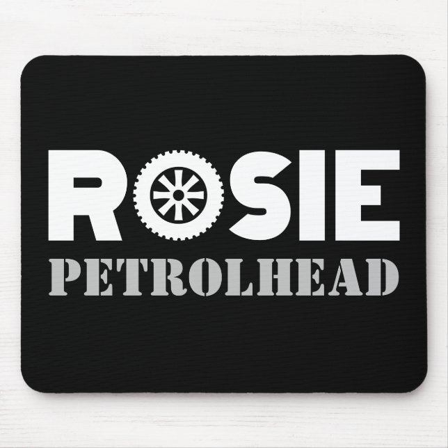 Rosie Petrol Head Mouse Mat (Front)