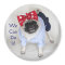 Rosie Pug Riveter - We Can Do It! Magnet