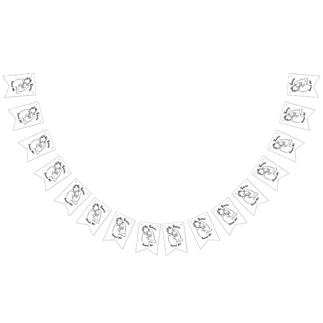 Rosie Raised Decade - Canvas Print Bunting (All)