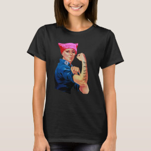 Rosie Resists Pink Hat T-Shirt