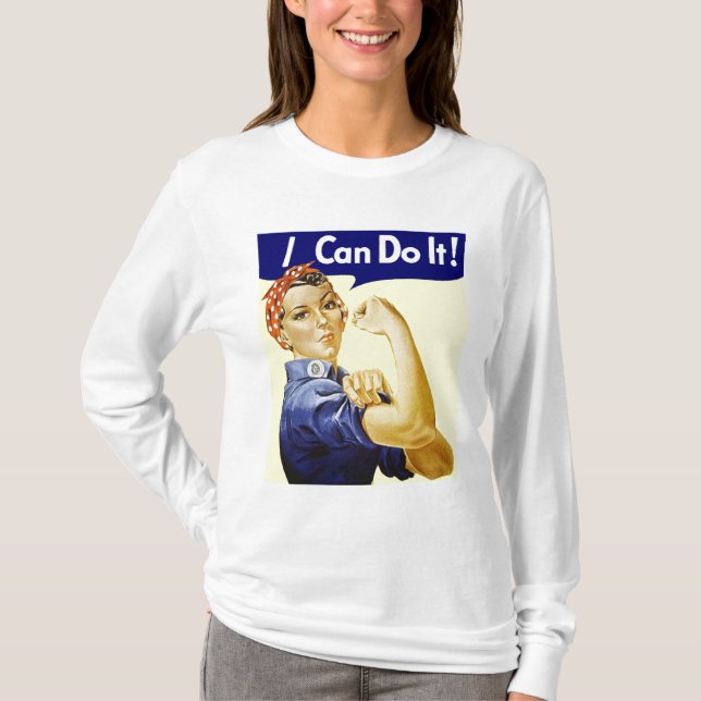 Rosie Riveter - I Can Do It t-shirt (Front)