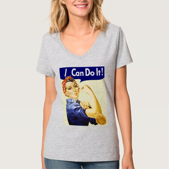 Rosie Riveter -I Can Do It t-shirt (Front)
