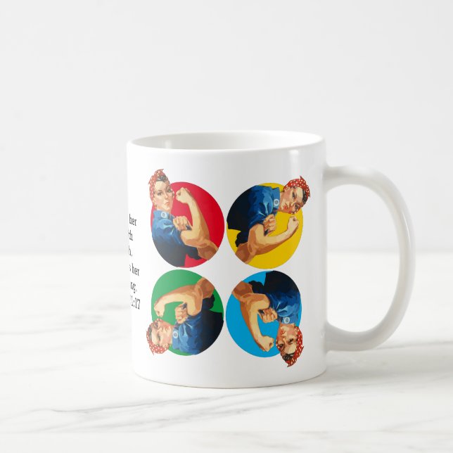 ROSIE RIVETER Proverbs 31  Coffee Mug (Right)