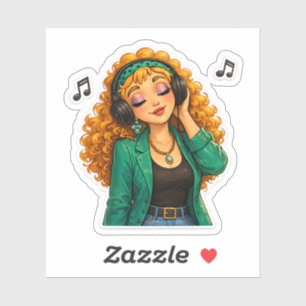 Rosie Says Hi! Cute Kawaii Sticker