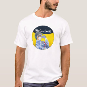 Rosie the Medical Professional T - Round Design T-Shirt
