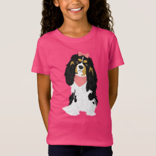 Rosie The Pink Cavalier King Charles Spaniel T-Shirt