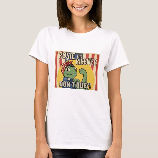 Rosie the Ribbiter T-Shirt (Front)