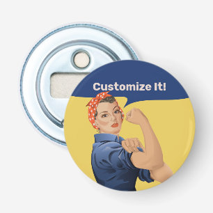 Rosie the Riveter Bottle Opener