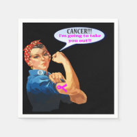 Rosie the Riveter Breast Cancer Charity Design