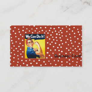 Rosie the Riveter Business Card