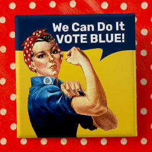 Rosie the Riveter   Button   Personalise