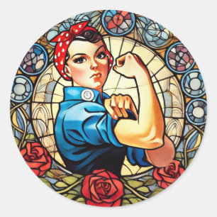 Rosie the Riveter                                  Classic Round Sticker