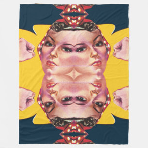 rosie the riveter fleece blanket