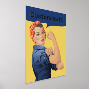 Rosie Riveter Can Do It Wall Art & Décor