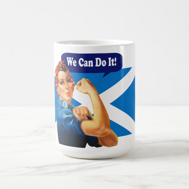 Rosie the Riveter for Scottish Independence Mug (Center)