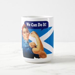 Rosie the Riveter for Scottish Independence Mug