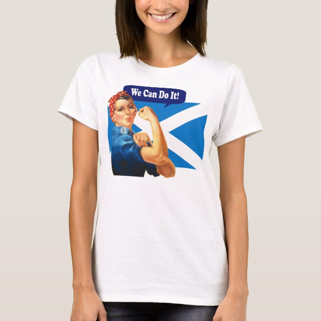 Rosie the Riveter for Scottish Independence Tee (Front)