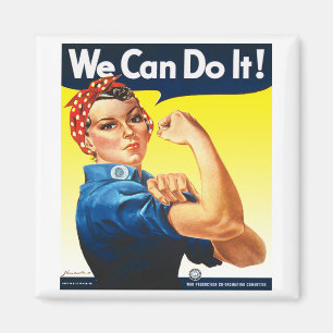 Rosie the Riveter Fridge Magnet